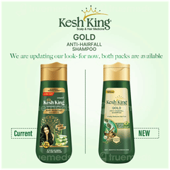 Kesh King Gold New & Improved Anti Hairfall Shampoo 340Ml