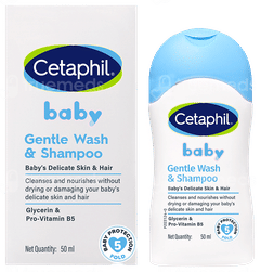 Cetaphil Baby Gentle Wash & Shampoo 50Ml