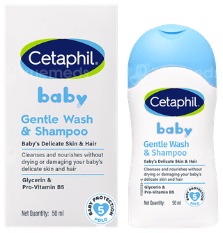 Cetaphil Baby Gentle Wash & Shampoo 50Ml