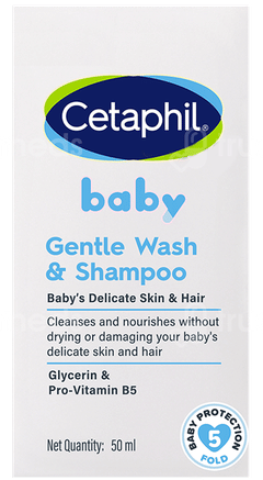 Cetaphil Baby Gentle Wash & Shampoo 50Ml Cetaphil Baby Gentle Wash & Shampoo 50Ml
