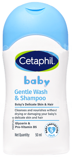 Cetaphil Baby Gentle Wash & Shampoo 50Ml Cetaphil Baby Gentle Wash & Shampoo 50Ml