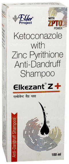 Elkezant Z + Anti Dandruff Shampoo 100Ml