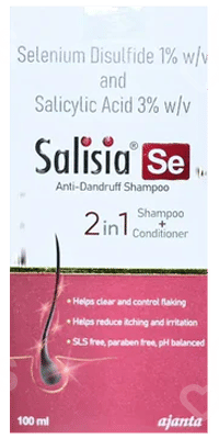 Salisia Se 2 In 1 Anti Dandruff Shampoo 100Ml Salisia Se 2 In 1 Anti Dandruff Shampoo 100Ml