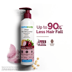 Mamaearth New & Improved Onion Hair Fall Control Shampoo 250Ml