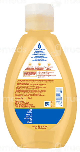 Johnsons Baby New & Improved Shampoo 50Ml