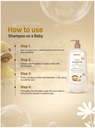 Pigeon 0+ Months 2 In 1 Baby Shampoo 500Ml
