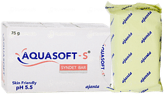 Aquasoft S Syndet Bar 75gm