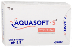 Aquasoft S Syndet Bar 75gm
