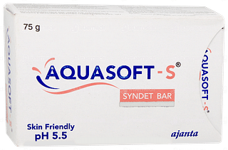 Aquasoft S Syndet Bar 75gm