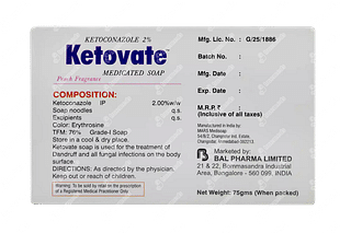 Ketovate Soap 75gm