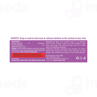 Acnezyl Soap 75 GM