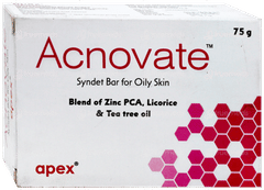 Acnovate Syndet Bar 75Gm