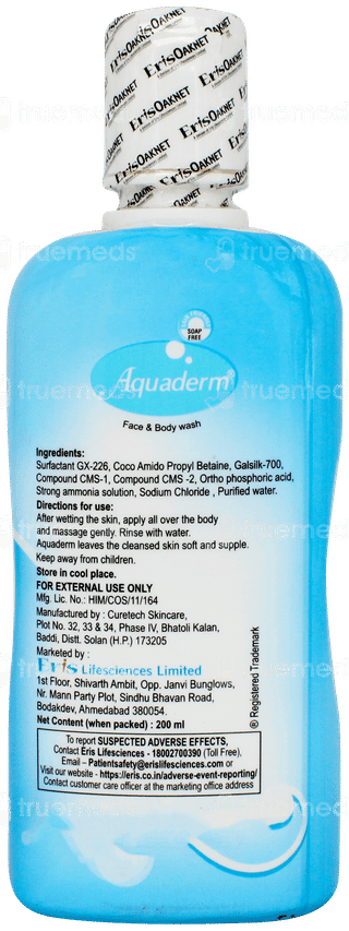 Aquaderm Face & Body Wash 200ml