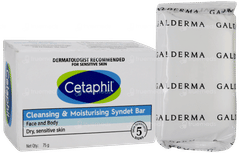 Cetaphil Cleansing & Moisturising Syndet Bar 75gm