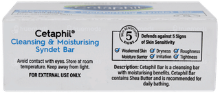 Cetaphil Cleansing & Moisturising Syndet Bar 75gm