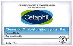 Cetaphil Cleansing & Moisturising Syndet Bar 75gm