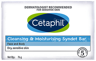 Cetaphil Cleansing & Moisturising Syndet Bar 75gm