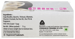Clin 3 Anti Acne Cleansing Bar 75gm Clin 3 Anti Acne Cleansing Bar 75gm