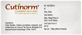 Cutinorm Bar 100gm