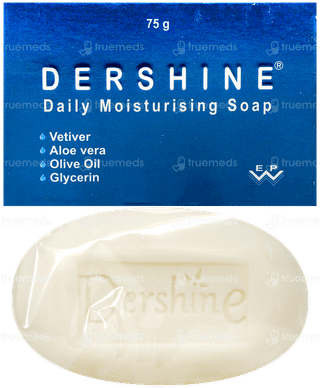 Dershine Daily Moisturising Soap 75Gm