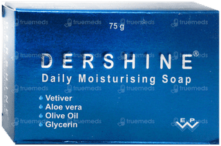 Dershine Daily Moisturising Soap 75Gm