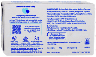 Johnsons Baby Soap 75gm