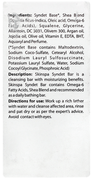 Skinspa Cleansing & Moisturizing Syndet Bar 75gm