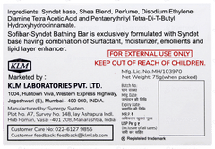 Sofibar Syndet Bar 75gm