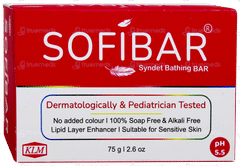 Sofibar Syndet Bar 75gm
