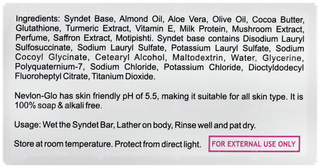 Nevlon Glo Syndet Bar 75gm