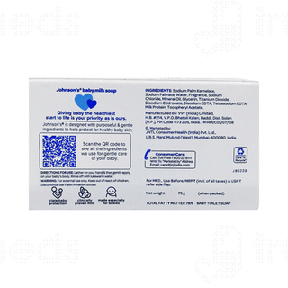 Johnsons Baby Milk Soap 75gm