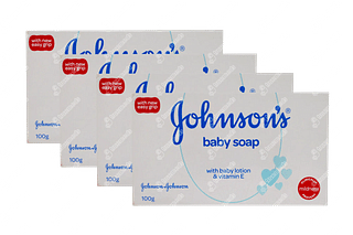 Johnsons Baby Soap 100 GM Pack Of 4