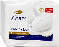Dove Cream Beauty Bathing Bar 75Gm Pack Of 3 Dove Cream Beauty Bathing Bar 75Gm Pack Of 3