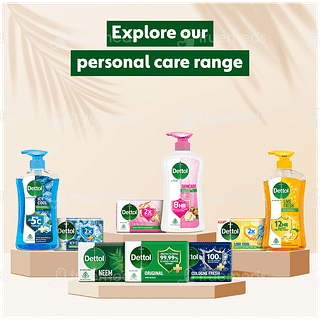 Dettol Original 125gm Pack Of 5 Soap
