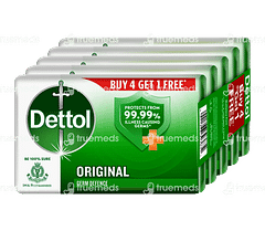 Dettol Original 125gm Pack Of 5 Soap