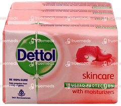 Dettol Skincare Soap (125 GM Each) Pack Of 4