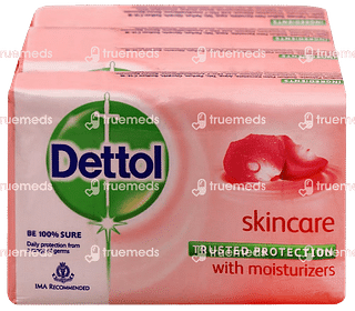 Dettol Skincare Soap (125 GM Each) Pack Of 4