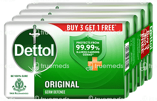 Dettol Original Soap 75 GM Buy 3 Get 1 Free