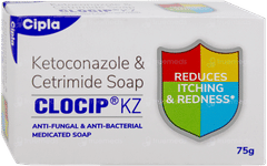 Clocip Kz Medicated Soap 75Gm Clocip Kz Medicated Soap 75Gm
