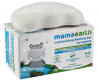 Mamaearth Moisturizing Bathing Bar For Babies 75gm Pack Of 2