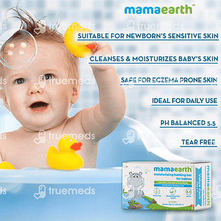 Mamaearth Moisturizing Bathing Bar For Babies 75gm Pack Of 2