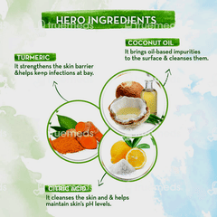 Mamaearth Coco Soft Bathing Bar For Babies Ph 5.5 With Coconut Oil & Turmeric (pack Of 2) 75 GM Each