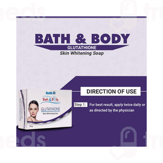 Healthvit Bath & Body Glutathione Soap 75gm
