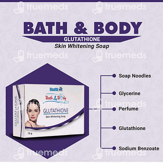 Healthvit Bath And Body Glutathione Soap 75 GM