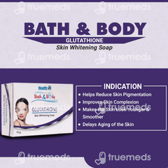 Healthvit Bath & Body Glutathione Soap 75gm