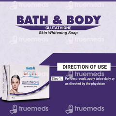 Healthvit Bath & Body Glutathione Soap 75gm