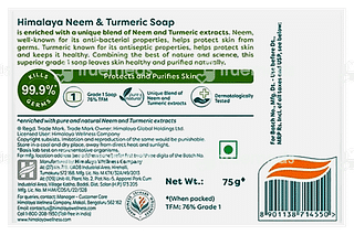 Himalaya Neem & Turmeric Soap 75gm