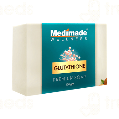 Medimade Wellness Glutathione Premium Soap 100 Gm - Uses, Side Effects,  Dosage, Price | Truemeds