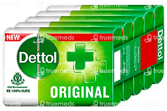Dettol Original 75gm Pack Of 5 Soap