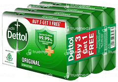 Dettol Original Soap 125gm Buy 3 Get 1 Free